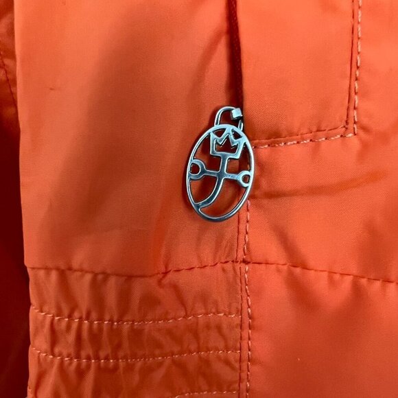 JC de Castelbajac Orange Zip Up‎ Windbreaker Light Jacket Sz S *no size label* - Picture 5 of 15